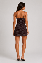 Monaco Polka Dot Mini Dress