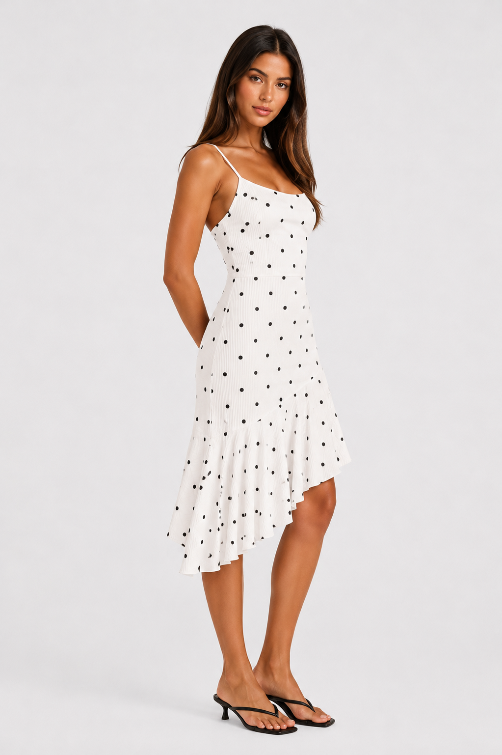 Capri Polka Dot Midi Dress