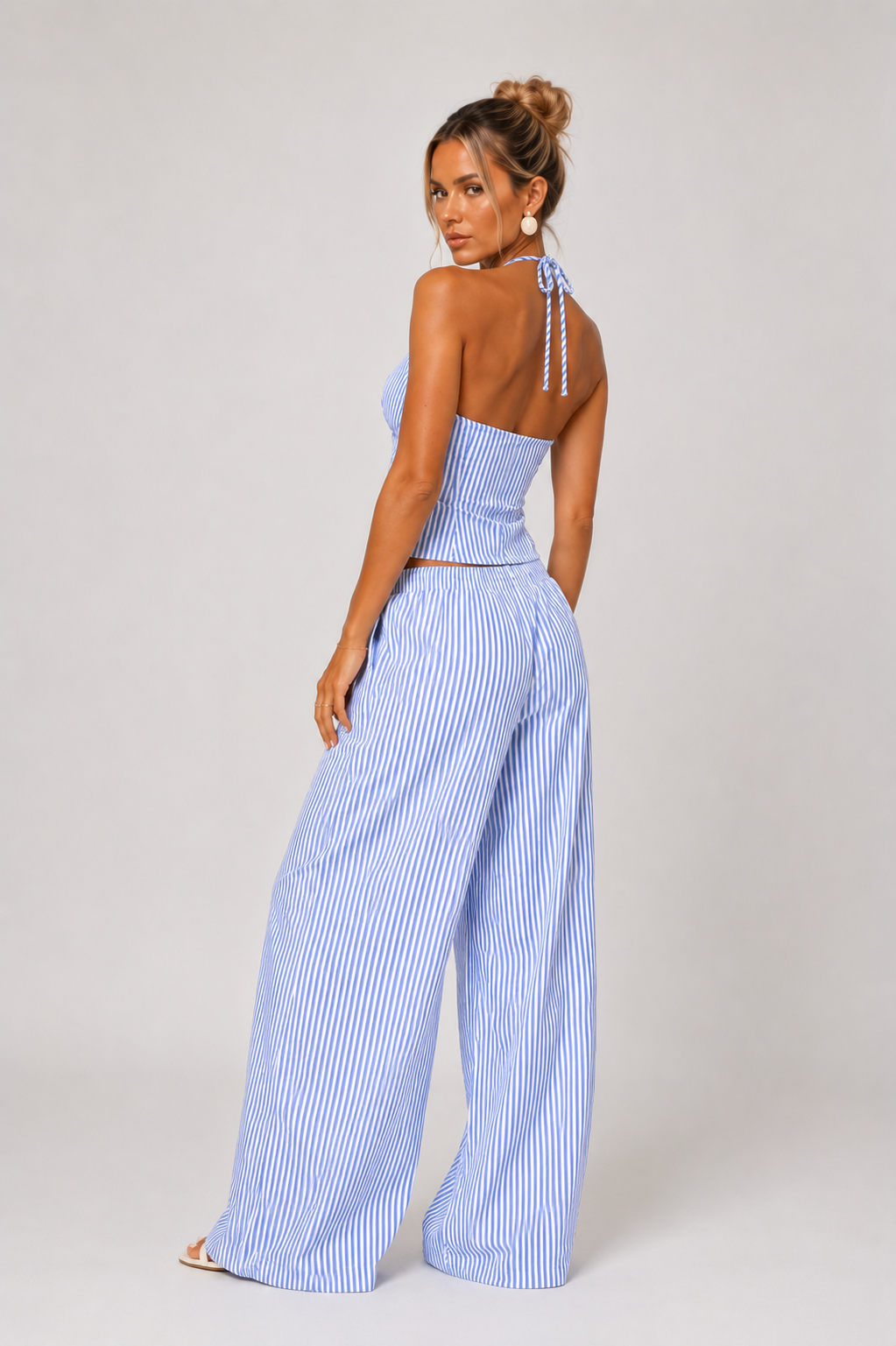 Mykonos Tie-Front Two Piece Set