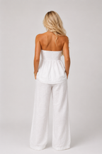Capri Blanc Strapless Two Piece Set